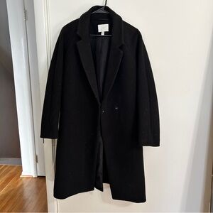 black coat from h&m